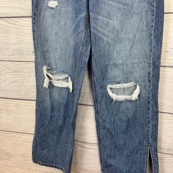 Cello Women's 90's Baggy Distressed Slit Ankle Jeans Size 7 - Picture 3 of 9